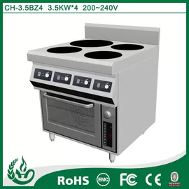 China CH-3.5BZ4 chuhe brand commercial induction range with oven supplier