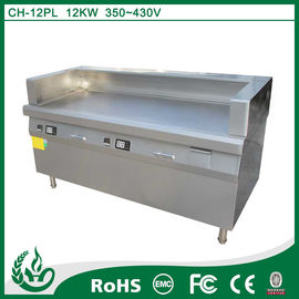 China CC+FCC pancake griddle 12kw induction electric griddle supplier