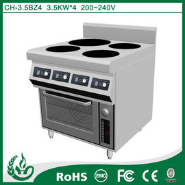 China 4 plate electric induction cooker with oven supplier