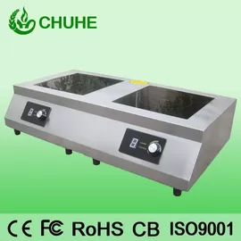 China Commercial electric induction cooker with double burner supplier