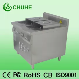 China Chuhe brand high quality industrial double fryer  with 8kw supplier