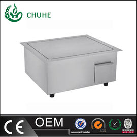 China Chuhe stainless steel built in griddle cooker with 220v for kitchen equipment supplier