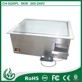 China Stainless steel commercial built in griddle for outdoor kitchen supplier