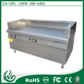 China hamburger griddle induction griddle electric griddle with lid with 12kw supplier