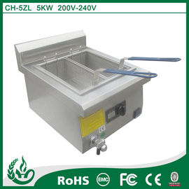 China commercial induction deep fryer with 5kw supplier