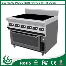 China Free standing Electric Range with 6 Burner supplier