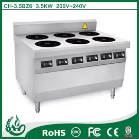 China Kitchen and restaurant commercial electric induction range supplier