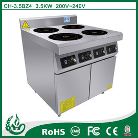 China 4 burner induction Cooking Range for restaurant supplier