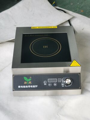 China Rotary DIL Switches Tabletop Induction Hob Supports Induction Compatible Cookware Only Featuring 300mm Wok Size Suitable for Commercial Cooking supplier