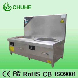 Double burner induction soup stove for commercial restaurant supplier