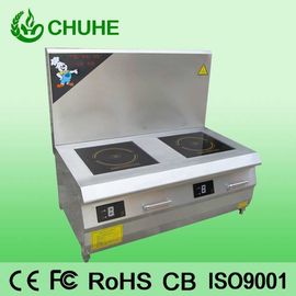 Double burner induction soup stove for commercial restaurant supplier