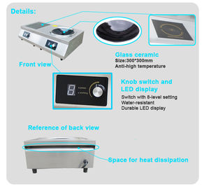 Chuhe popular home appliance range double induction cooker with 5kw supplier