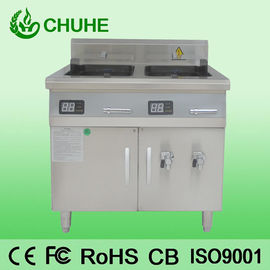 Chuhe brand high quality industrial double fryer  with 8kw supplier