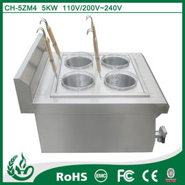 Counter top noodle cooker with 4 baskets supplier