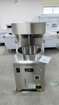 Food Processing Plants Industrial Electromagnetic Agitating Kettle Equipped with Industrial Stove Offering and Operation supplier